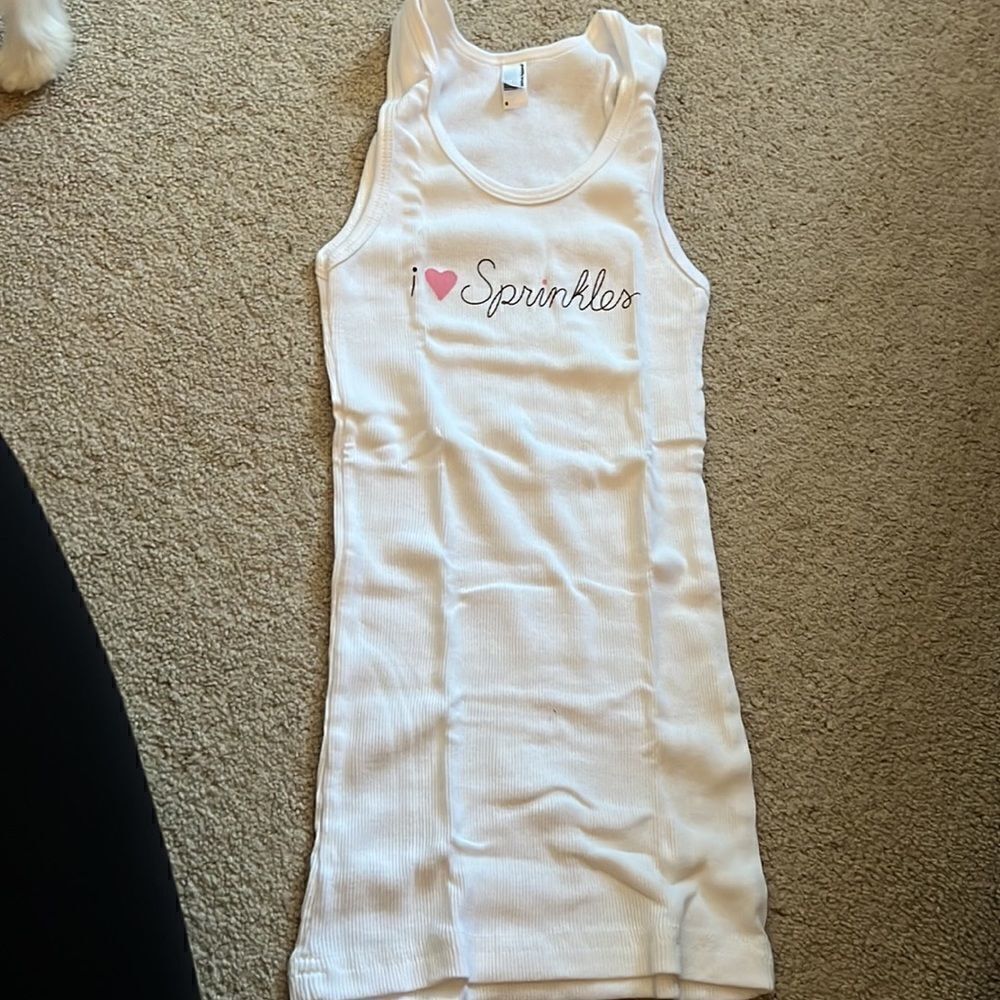 Sprinkles Tank Top Small NWT